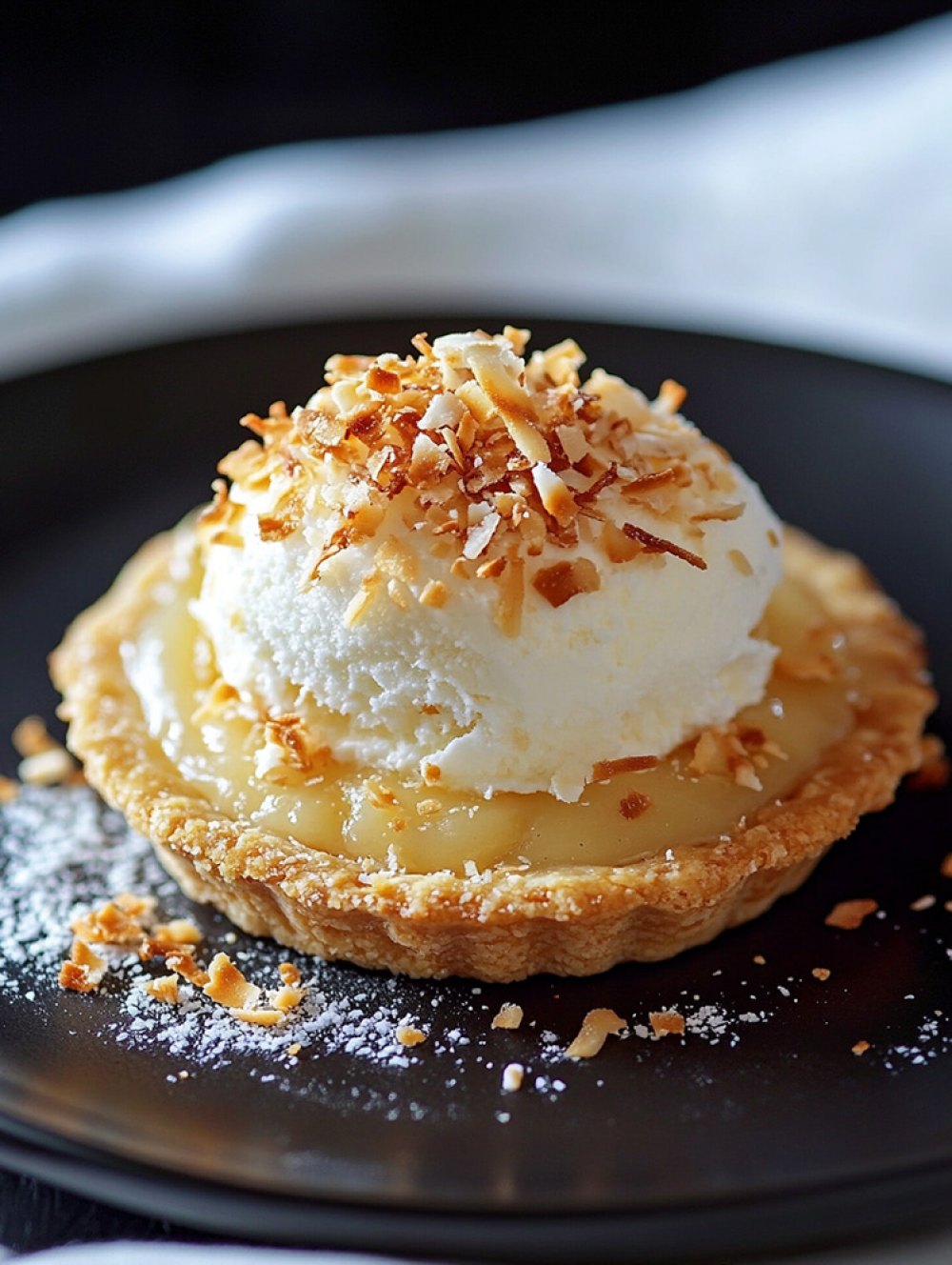 Coconut tartlet